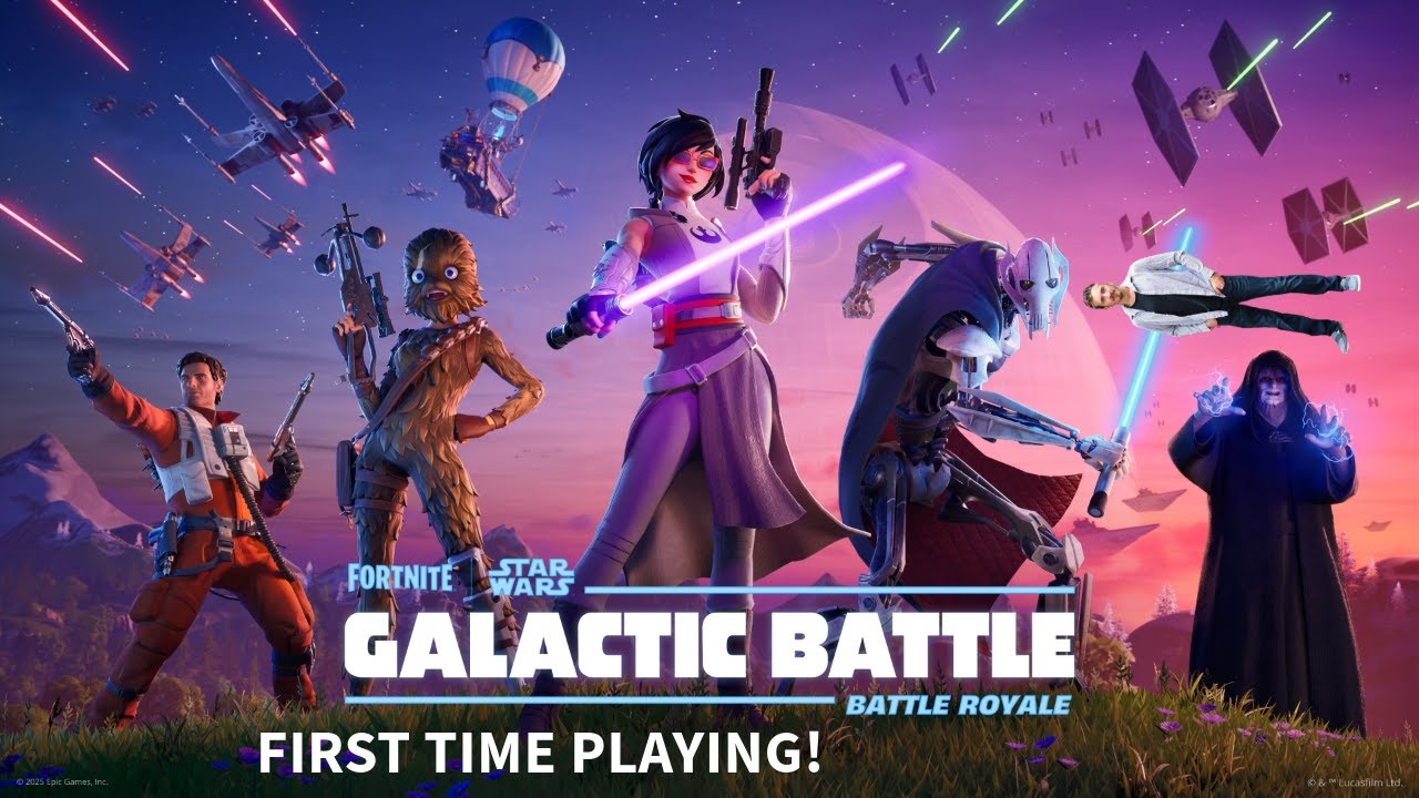 1st time Star Wars Fortnite with J3di DJ