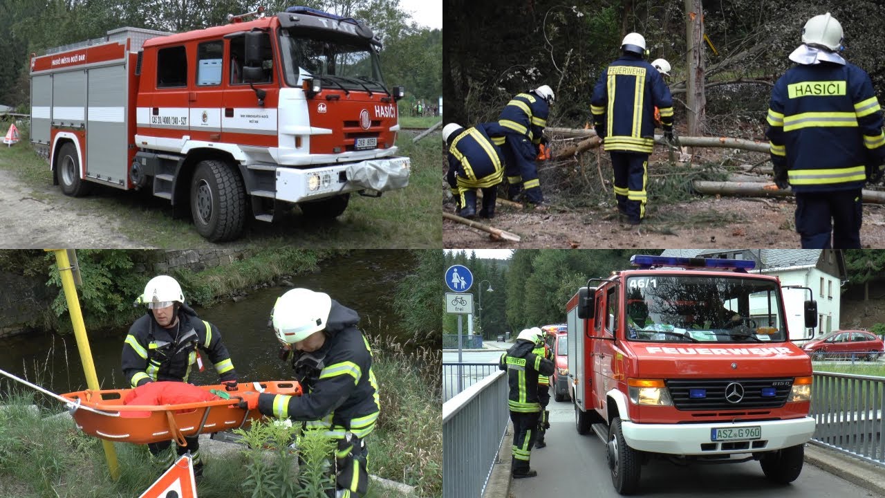 [SONDERLAGE] Grenzüberschreitende Einsatzübung in Breitenbrunn/Erzgebirge