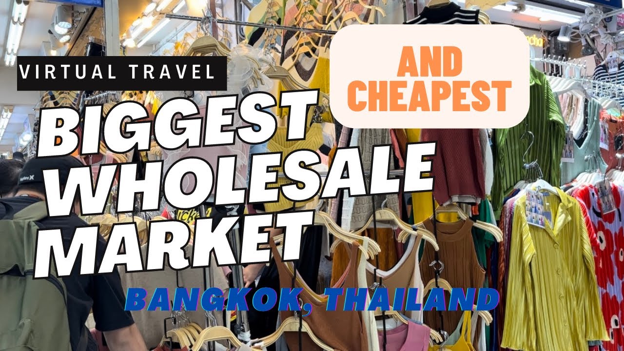 SHOPPING IN BANGKOK 🇹🇭| Pratunam Market | Virtual Travel | #fashion #shopping #cheap #bangkok