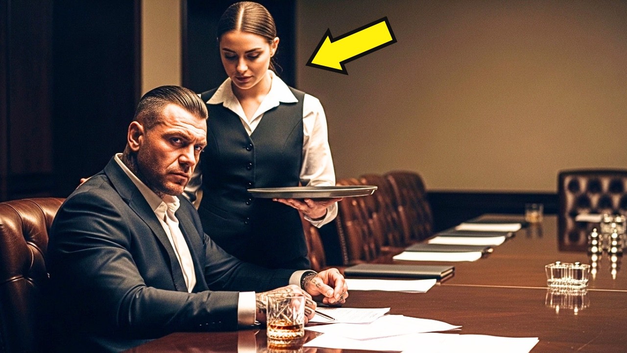 A GARÇONETE EVITOU OLHAR PARA ELE NA REUNIÃO — E O CHEFE DA MÁFIA ALTEROU O DESTINO DA NOITE