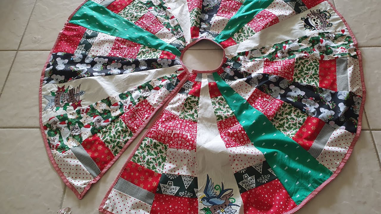 Christmas Tree Skirt Sewing Tutorial