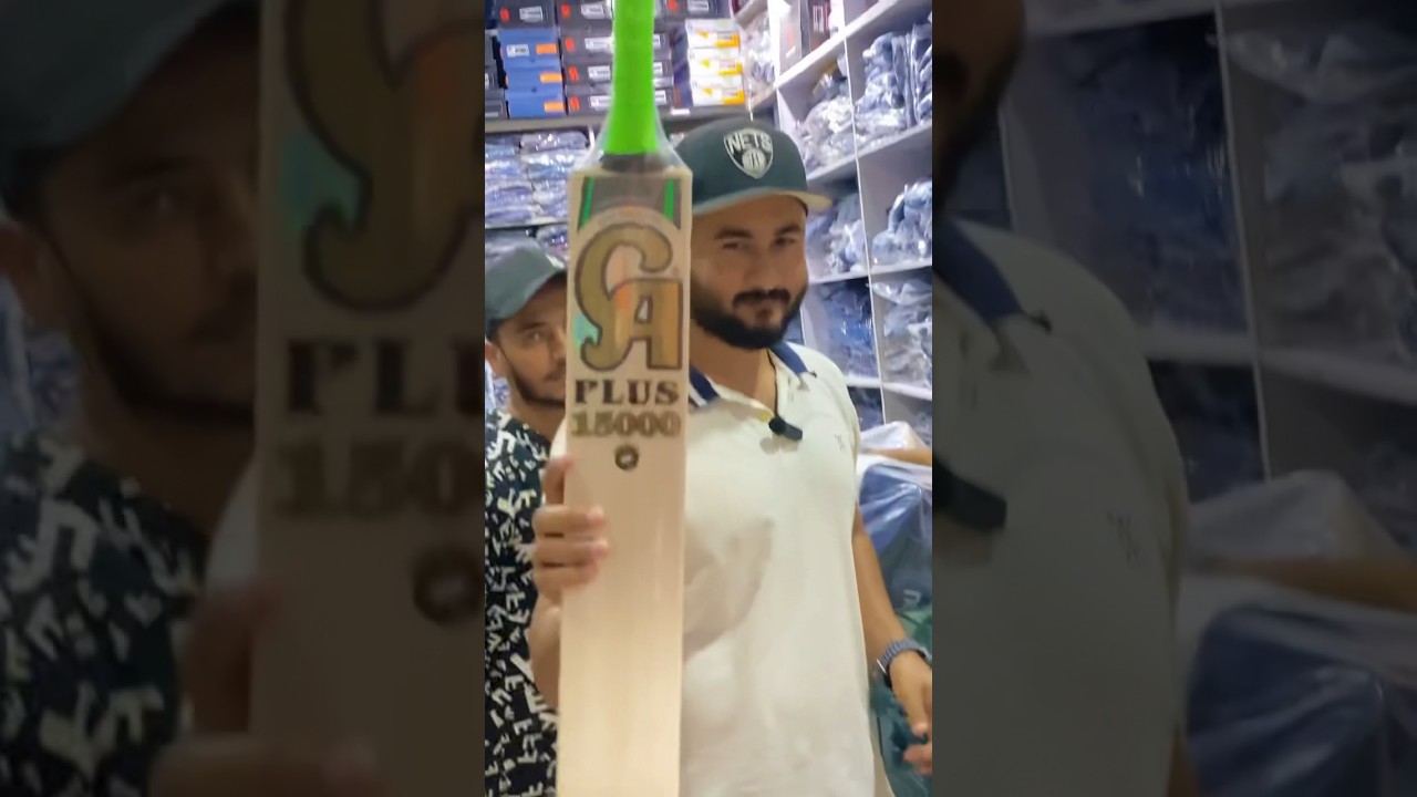 New cricket bat 🏏 CA Plus 15000🔥 #aamerkhanlodhi #cricketer #almaujcc465gb
