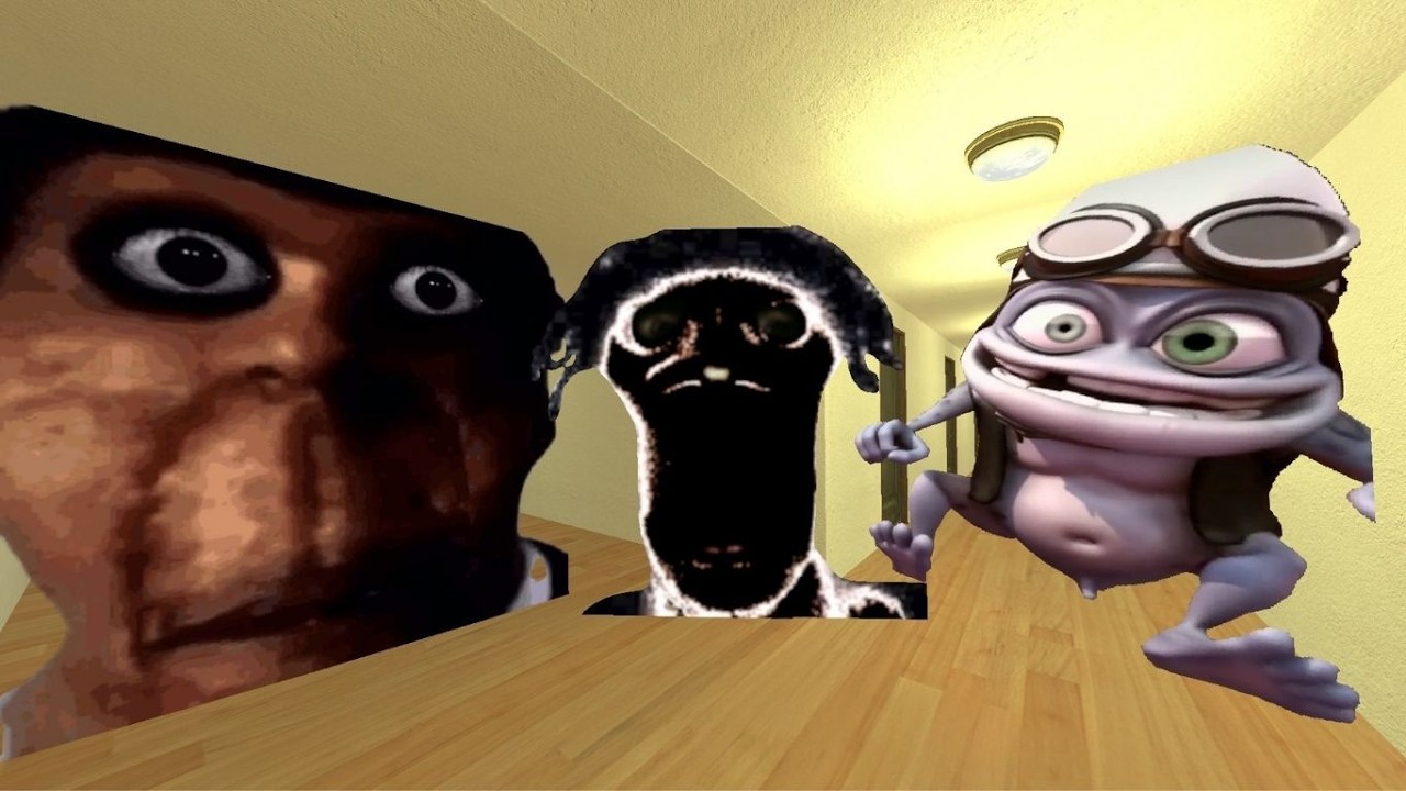 Crazy  Frog And Obunga 2 Fire In The Hole Nextbot Gmod  #Nextbot #Gmod