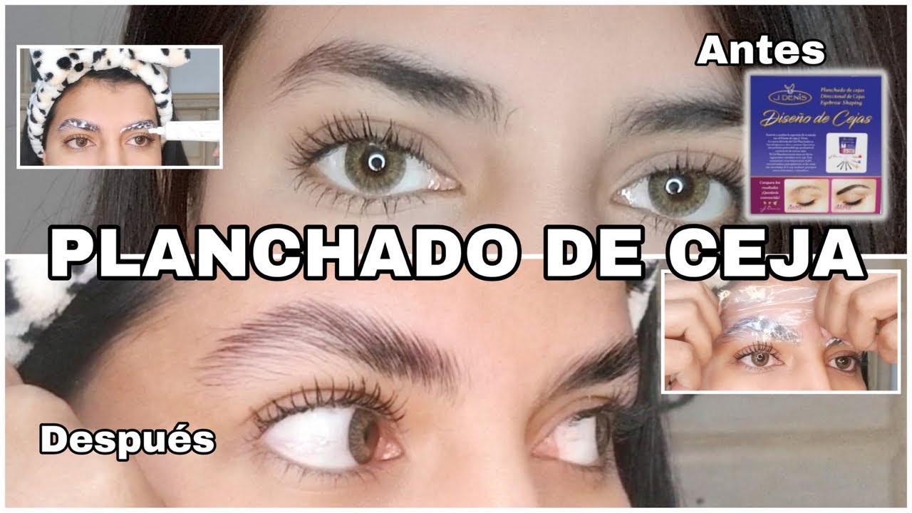 Como hacer un planchado de cejas paso a paso J Denis 🏠✨| . #planchadodecejas #laminado #cejas