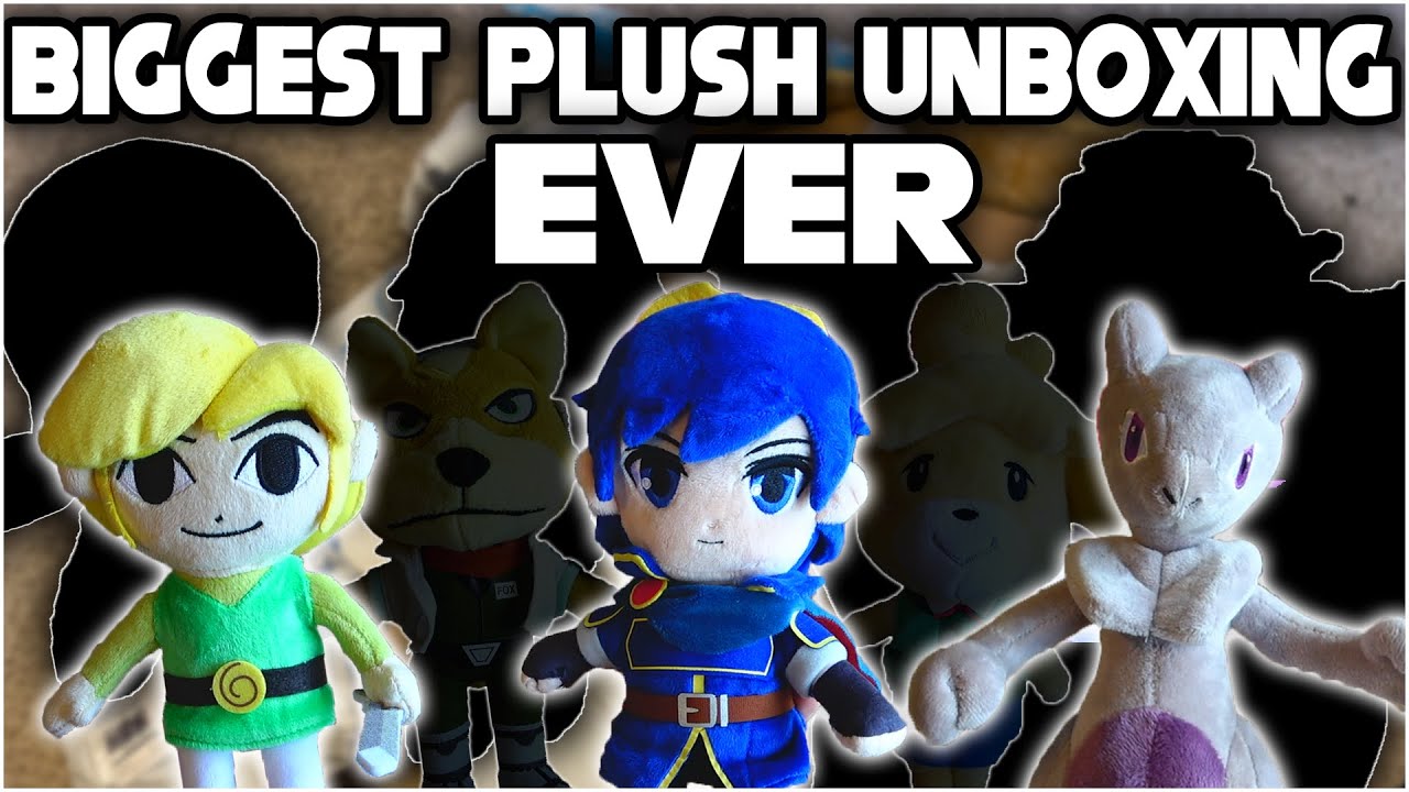 BIGGEST PLUSH UNBOXING EVER | Animal Crossing, Zelda, Fire Emblem, Sonic, Pok&eacute;mon