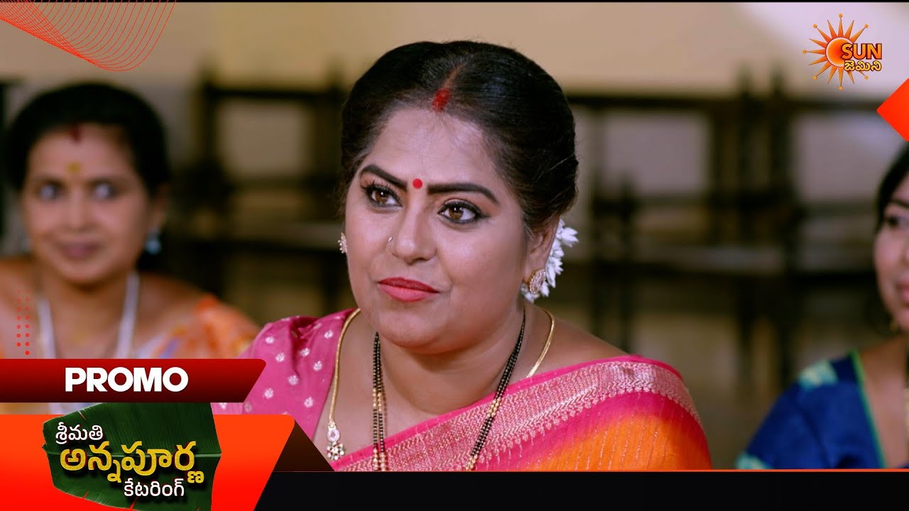 Srimati Annapurna Catering - Promo | 01 July 2026 | Telugu Serial | Sun Gemini