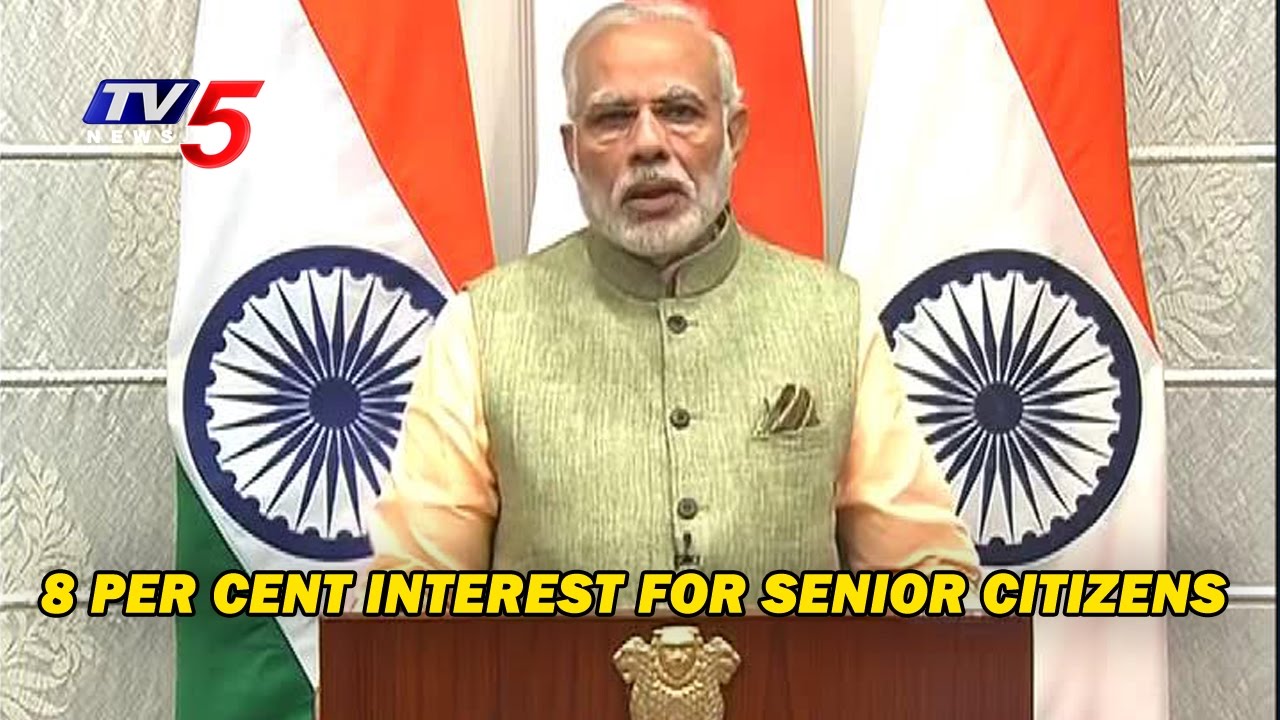 Senior citizens will be assured 8 per cent interest on their deposits up to Rs  7.5 lakh | TV5 News