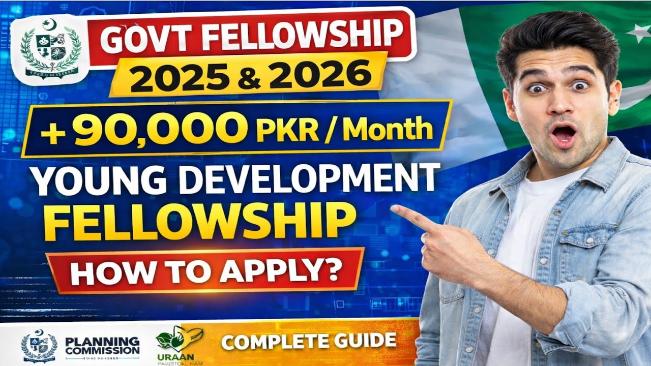 Young Development Fellowship 2026 | 90,000 💰 Stipend | Govt of Pakistan | Complete Guide #allpakjobs