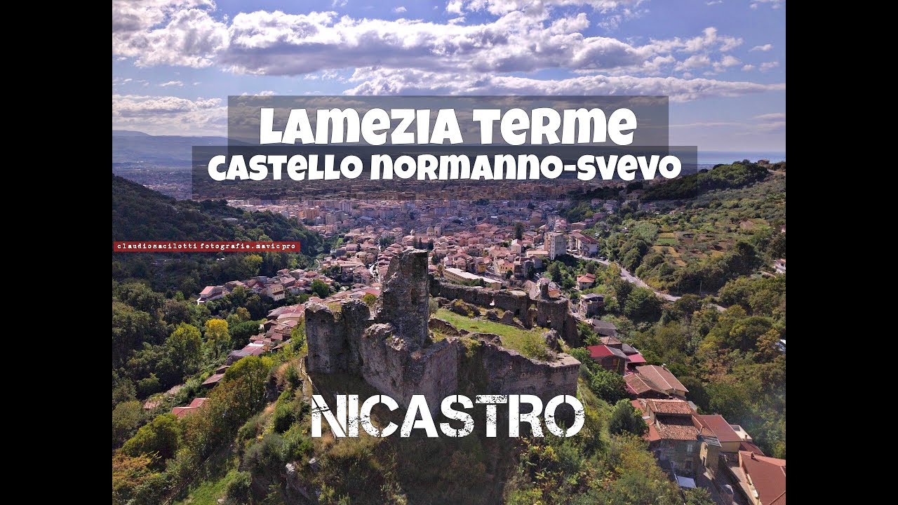 CASTELLO di NICASTRO (LAMEZIA TERME), dal DRONE