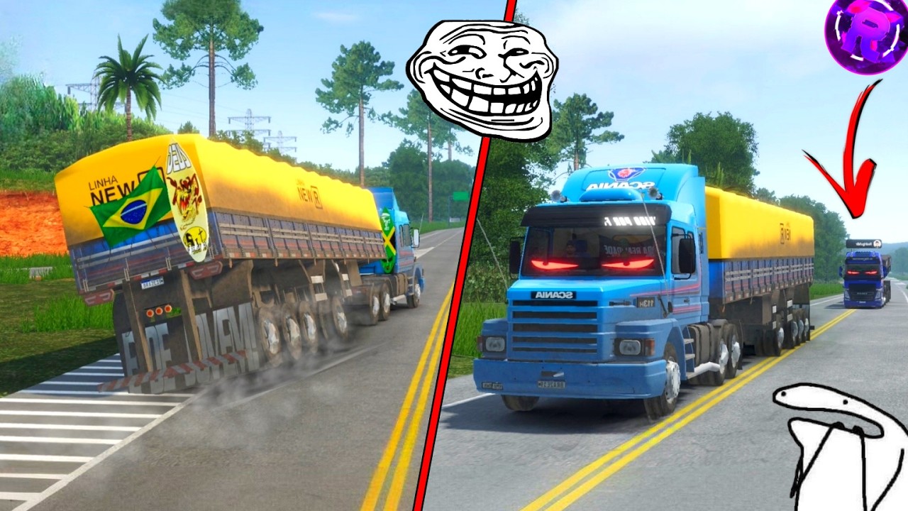 Turbinando o Caminhão mais Qualificado do Global Truck Online 😂🇧🇷