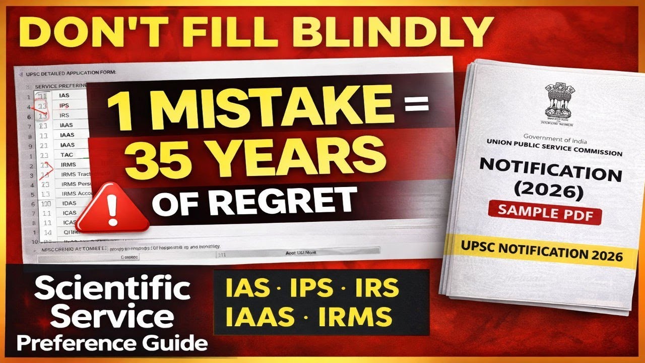 Strategic UPSC 2026 Service Preferrence Guide| Complete Breakdown and Full Analysis for Form Filling