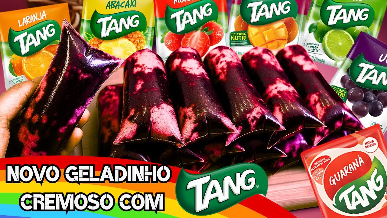 🌈 NOVO GELADINHO CREMOSO COM TANG! Receita Econômica + Recheio Sensação que Vai Bombar nas Vendas!