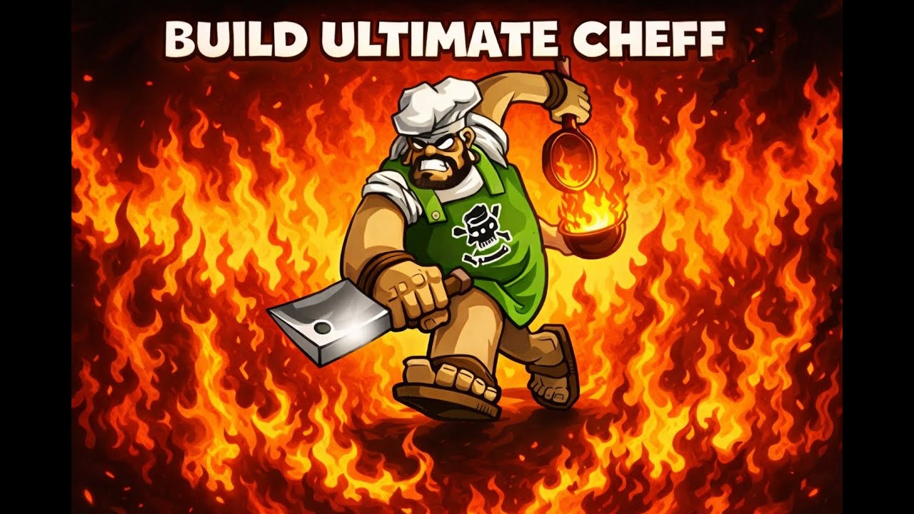 Dungeon Rampage Ultimate - Como Buildar Cozinheiro / Cheff / Batte Cheff