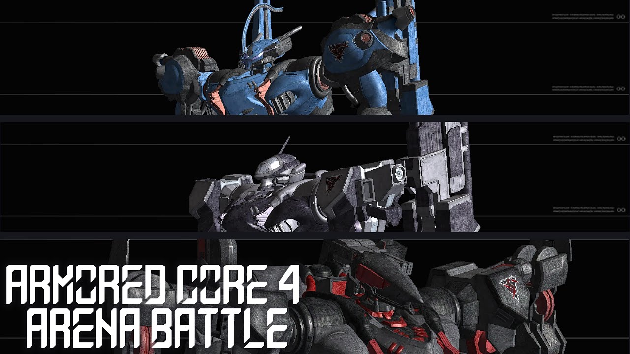 A grenade round for you, one for you, everybody gets it! | Armored Core 4 Arena Battle