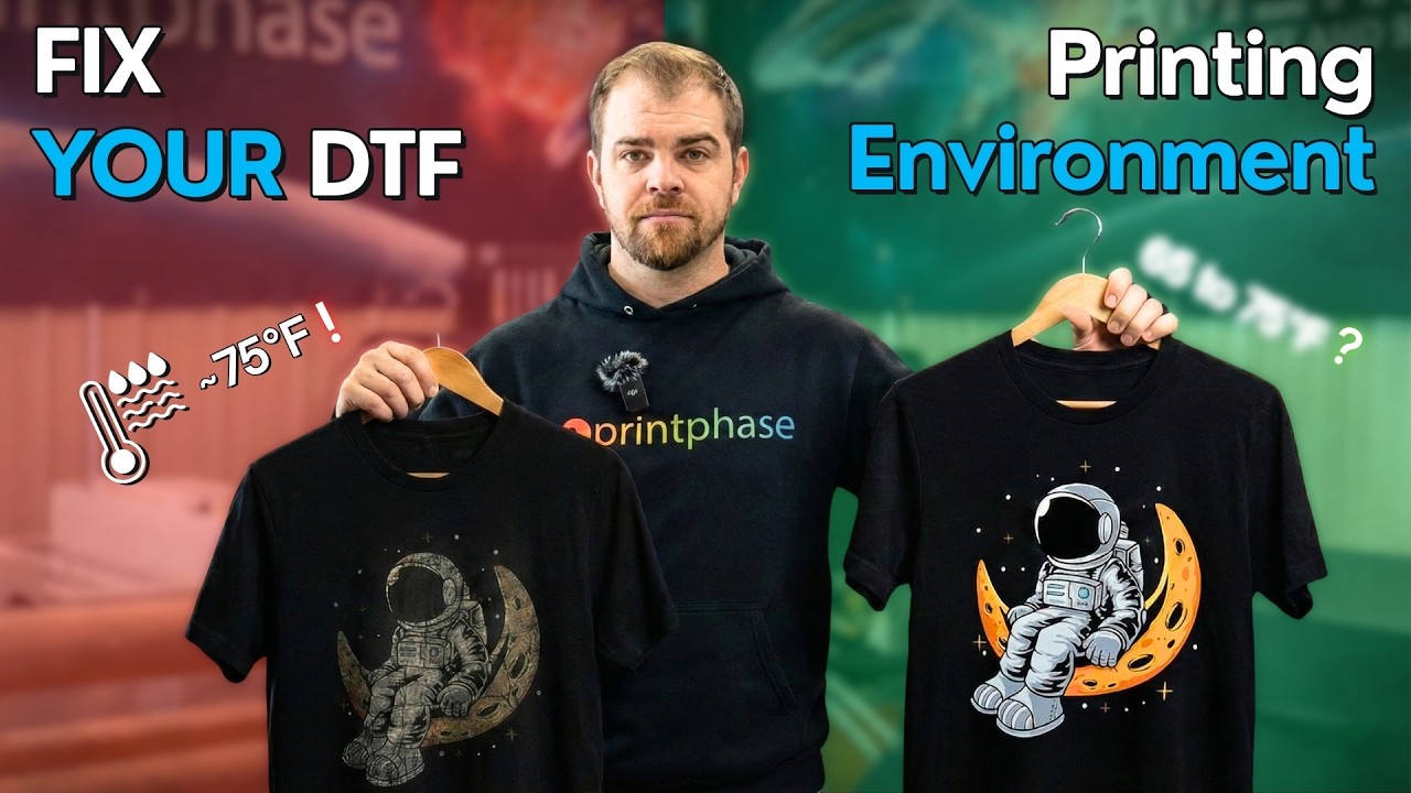 How Environment Affects DTF Transfer Quality: Humidity & Temperature Guide #DTF #PrintTips