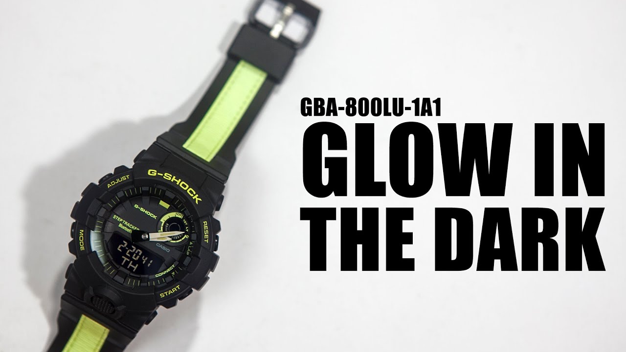 GLOW IN THE DARK - CASIO G-SHOCK GBA-800LU-1A1