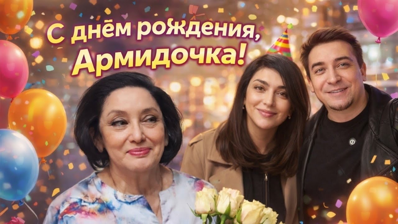С днём  рождения мама Армидочка,, как годы летят 