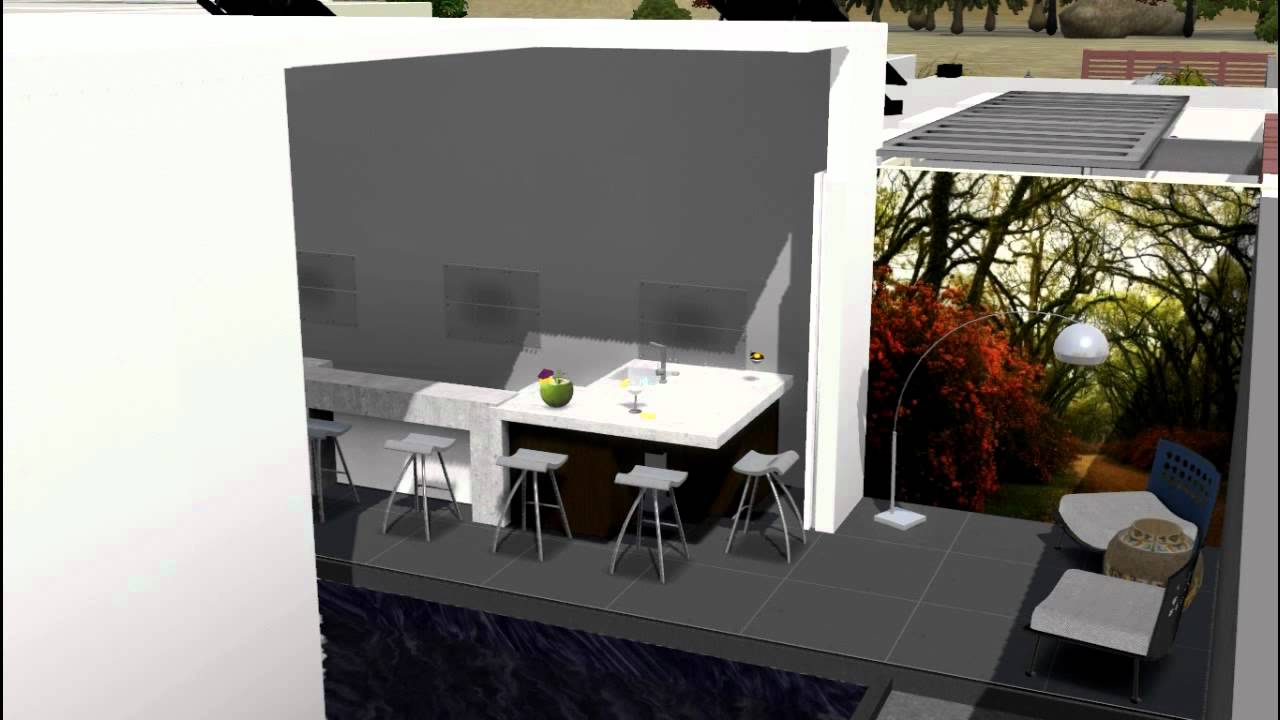 Sims 3 Modern Arizona House Slide Show HD + Download