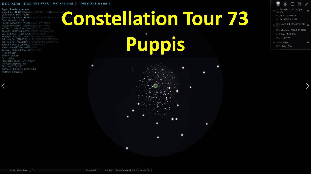 Constellation Tour 73 - Puppis