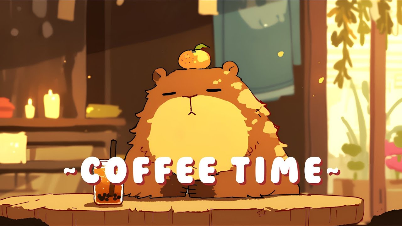 [Long Session] 24/7 Capybara Lofi Beats - Peaceful Music for Your Soul ~ Cozy Atmosphere ~ 🦫 📝