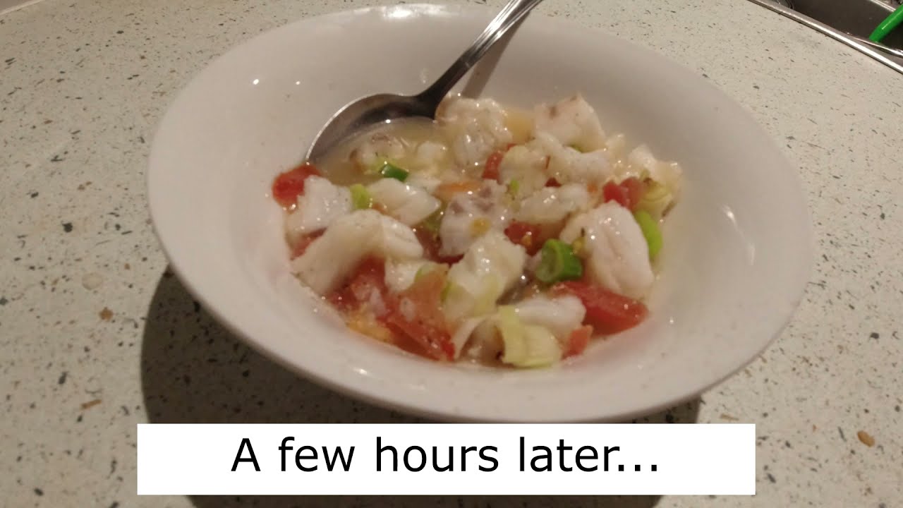 Juicy Snapper Ceviche | Raw Fish in Lemon Juice