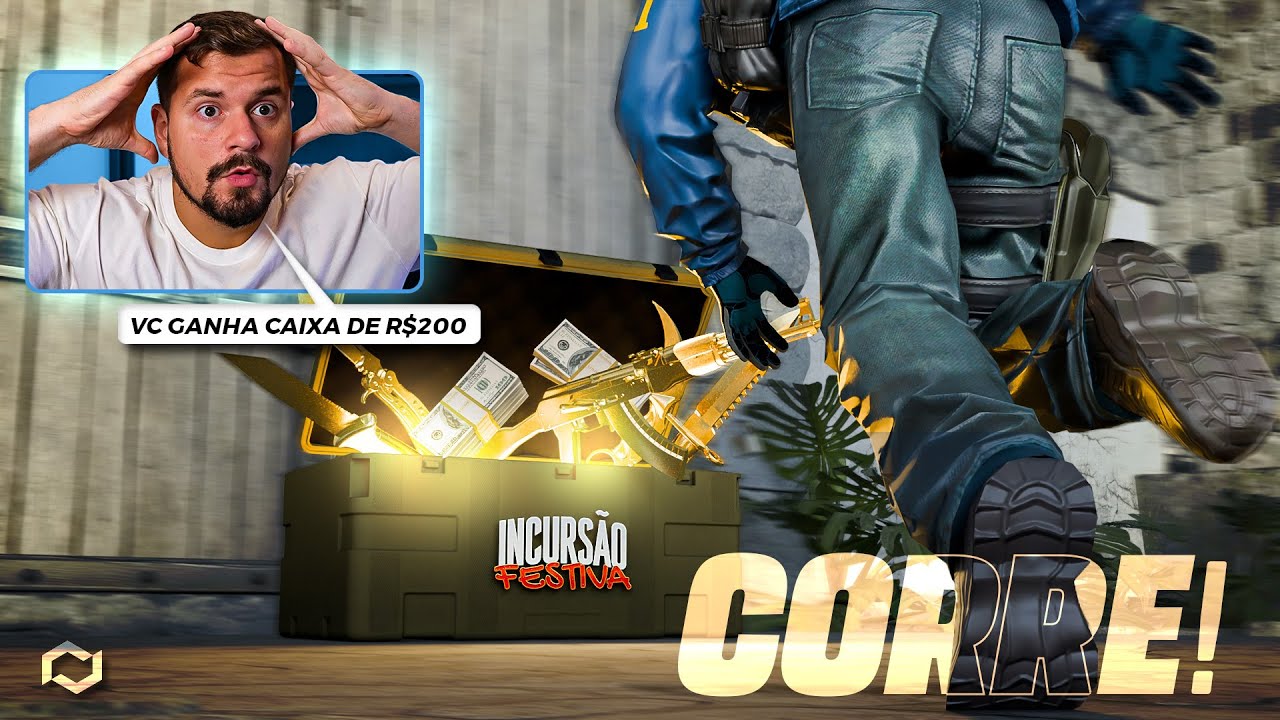 💰 NOVO EVENTO SECRETO no CSGONET! VOCÊ VAI GANHAR UMA CAIXA DE R$200 GRÁTIS! (CORRE)