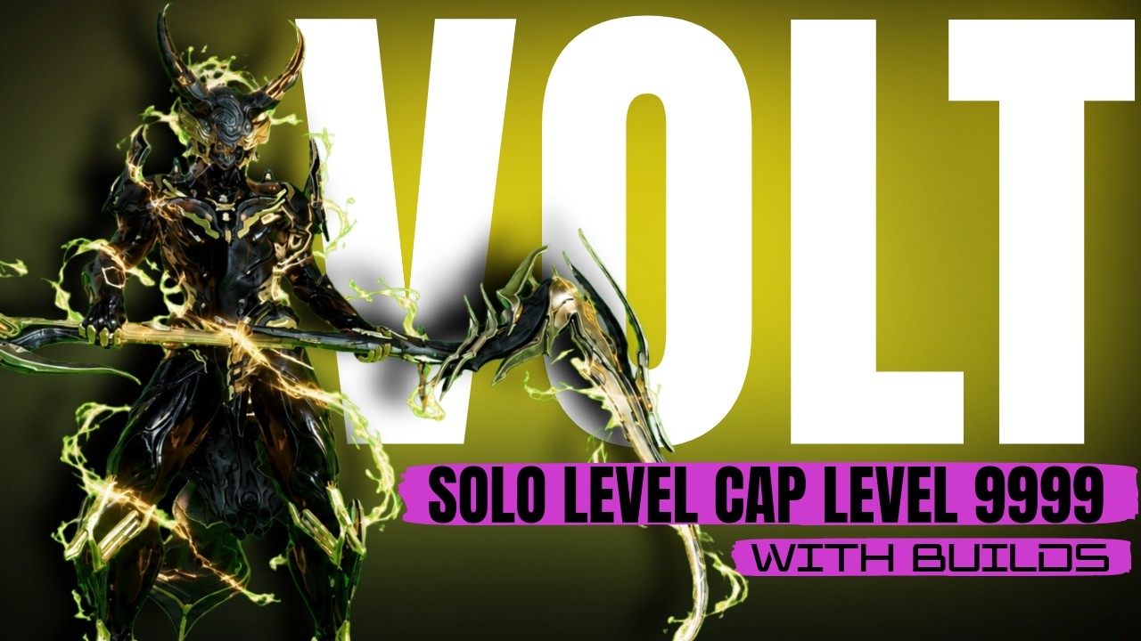 Volt Solo Level Cap - Thayls / Shocking Speed - SP Void Cascade - Level 9999 - Exo 80-110 | Warframe