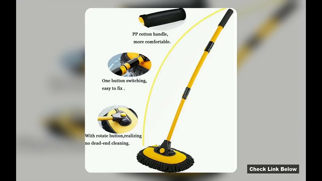 Best Car Cleaning Brush Telescopic Must Have Long Handle Cleaning Mop Auto Accessories Update