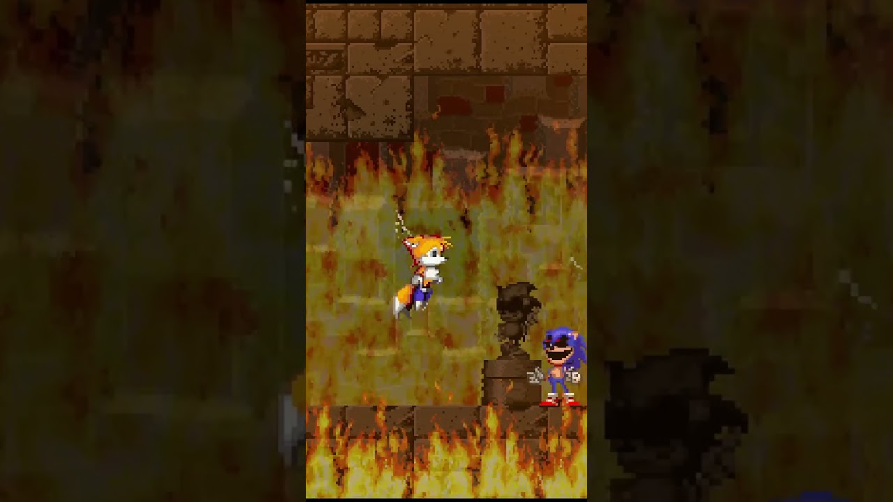 Tails zostaje rozerwany na strzępy w Sonic.exe Scratch edition