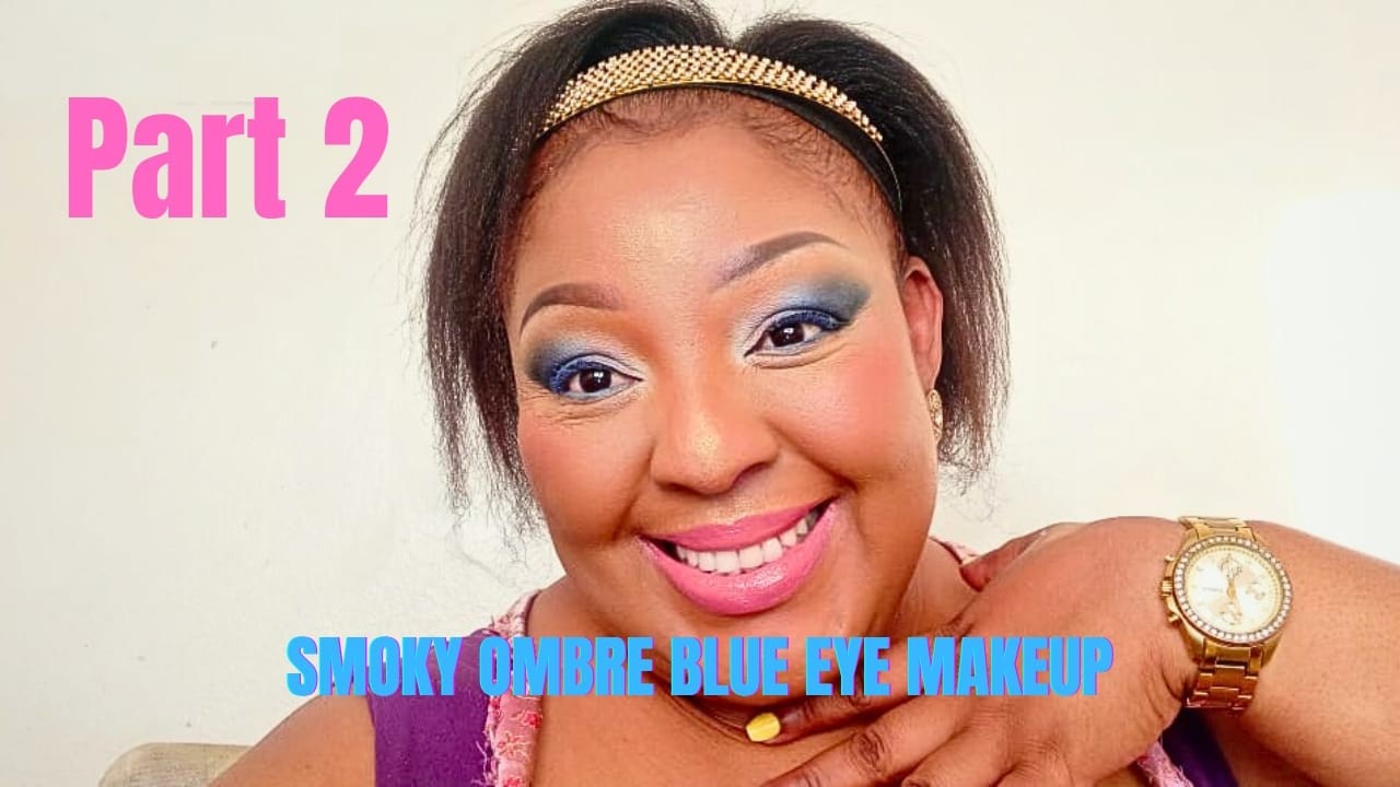 HOW TO MAKE A SMOKEY OMBRE EYE MAKEUP PART 2 (BLUE VERSION)💙