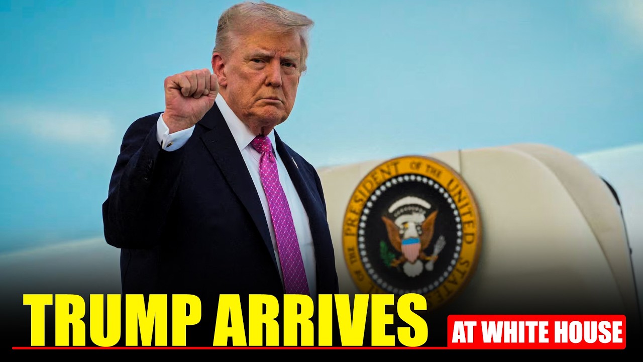 LIVE: Donald Trump arrives at White House after delivering speech in Georgia ahead of mid-term polls