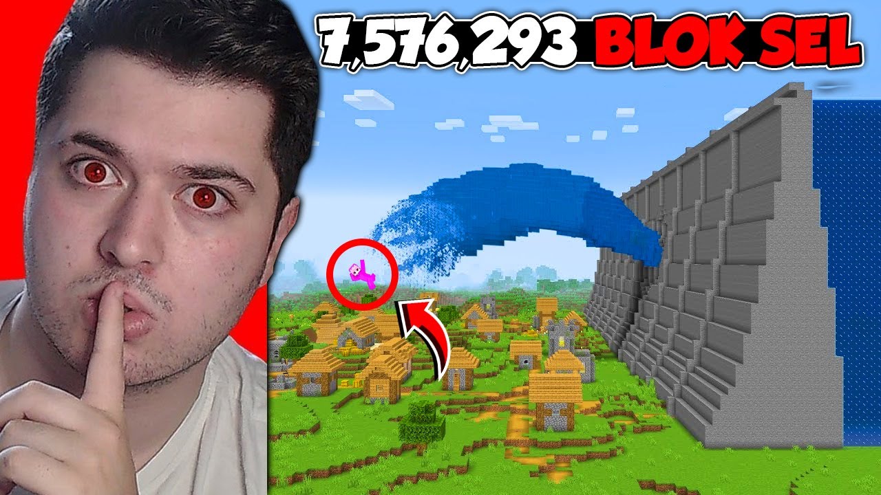 Minecraft'ta SEL MODU İLE SALAK KARDEŞİMİ TROLLEDİM!