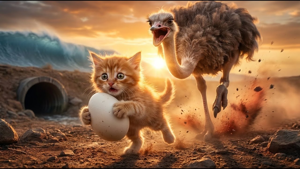 The Brave Kitten Who Survived Everything | A Cat’s Incredible Journey| Catomic Fables