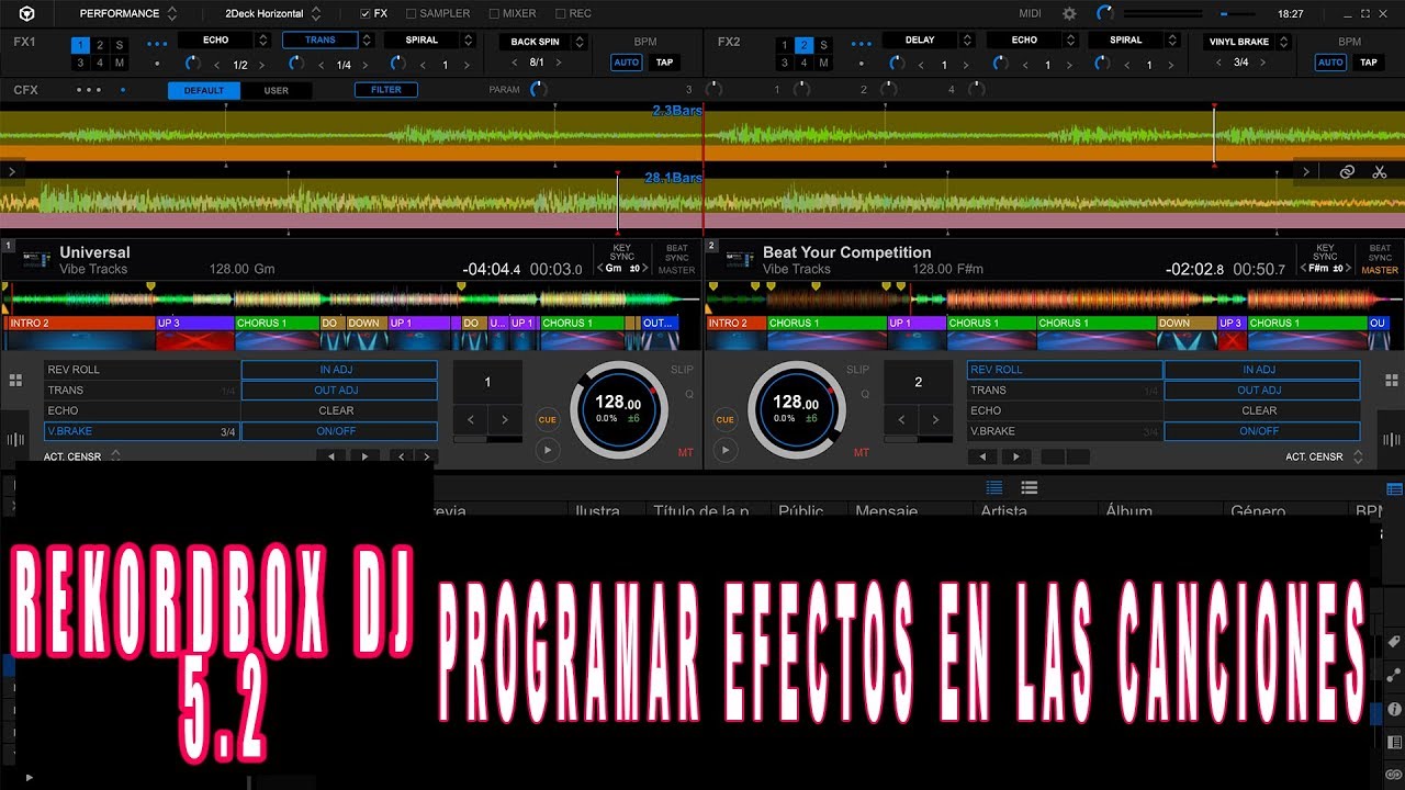 ♻️ Rekordbox Dj 5.6.1 - Efectos En Las Canciones [Act. Censr] (2020) mixman ✅