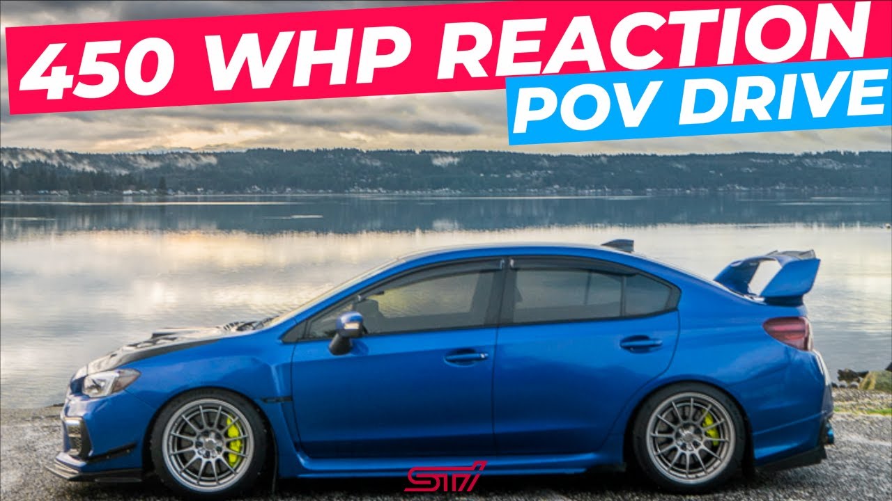 😜 450 WHP STI | POV DRIVE REACTION | FP BLACK TURBO | LET'S SEND IT | 2015-2021 SUBARU WRX STI