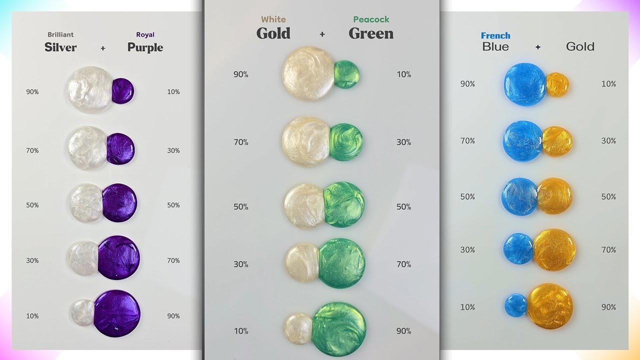 &ldquo;From Simple to Stunning: Color Mixing Secrets! The Most Satisfying Color Blends Ever! 🎨 