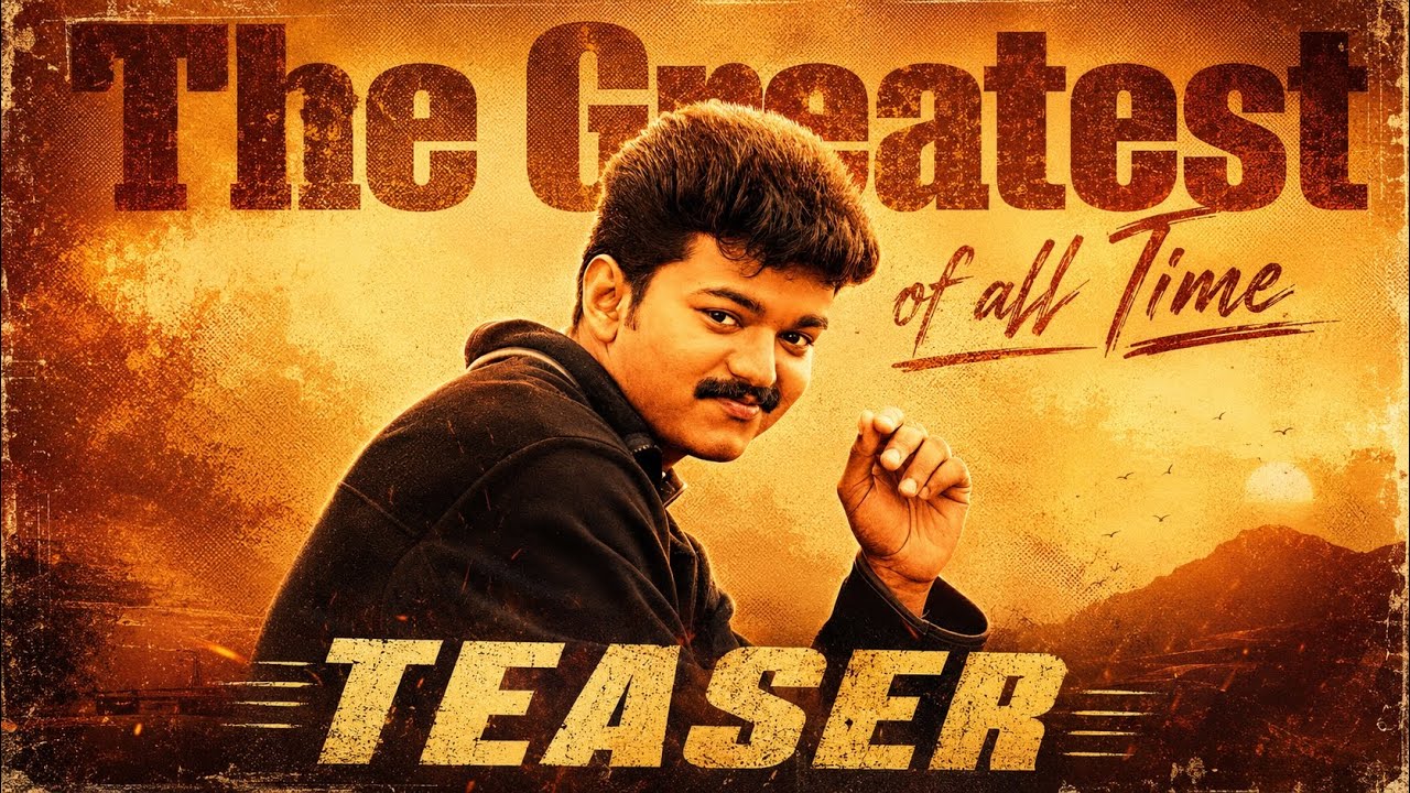 The Greatest Of All Time | Teaser | Birthday Special Tribute 2024 | Thalapathy Vijay | Vishnu Raj