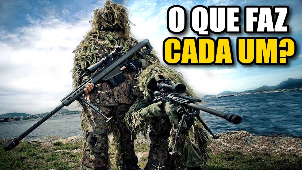 Qual a diferença entre um sniper e um franco atirador?