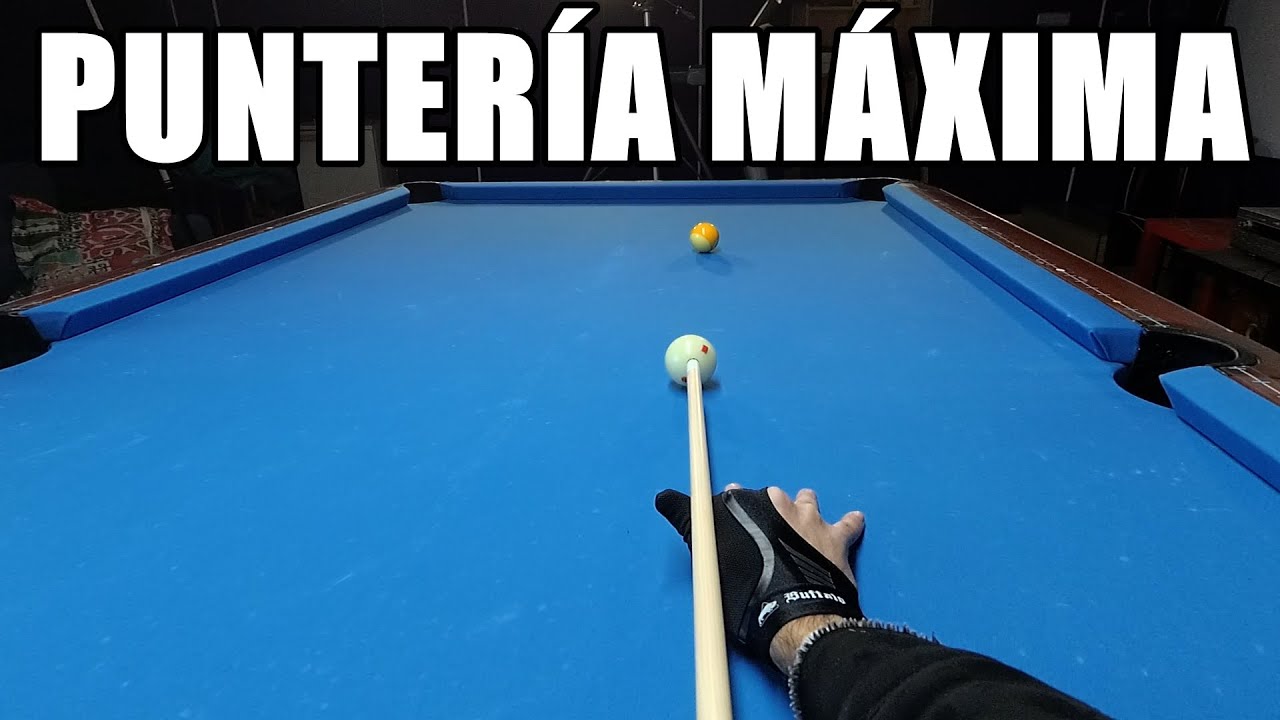 COMO TENER MÁXIMA PUNTERÍA EN BILLAR