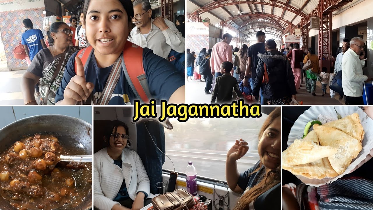 Way To Puri 😍 | Raipur Travel Vlog | Train Journey Chhattisgarh To Puri Vlog
