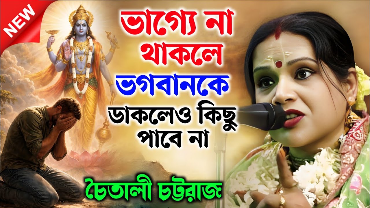ভাগ্য না থাকলে কিছু পাবে না | চৈতালী চট্টরাজ কীর্তন 2026 | Chaitali Chattaraj Kirtan |