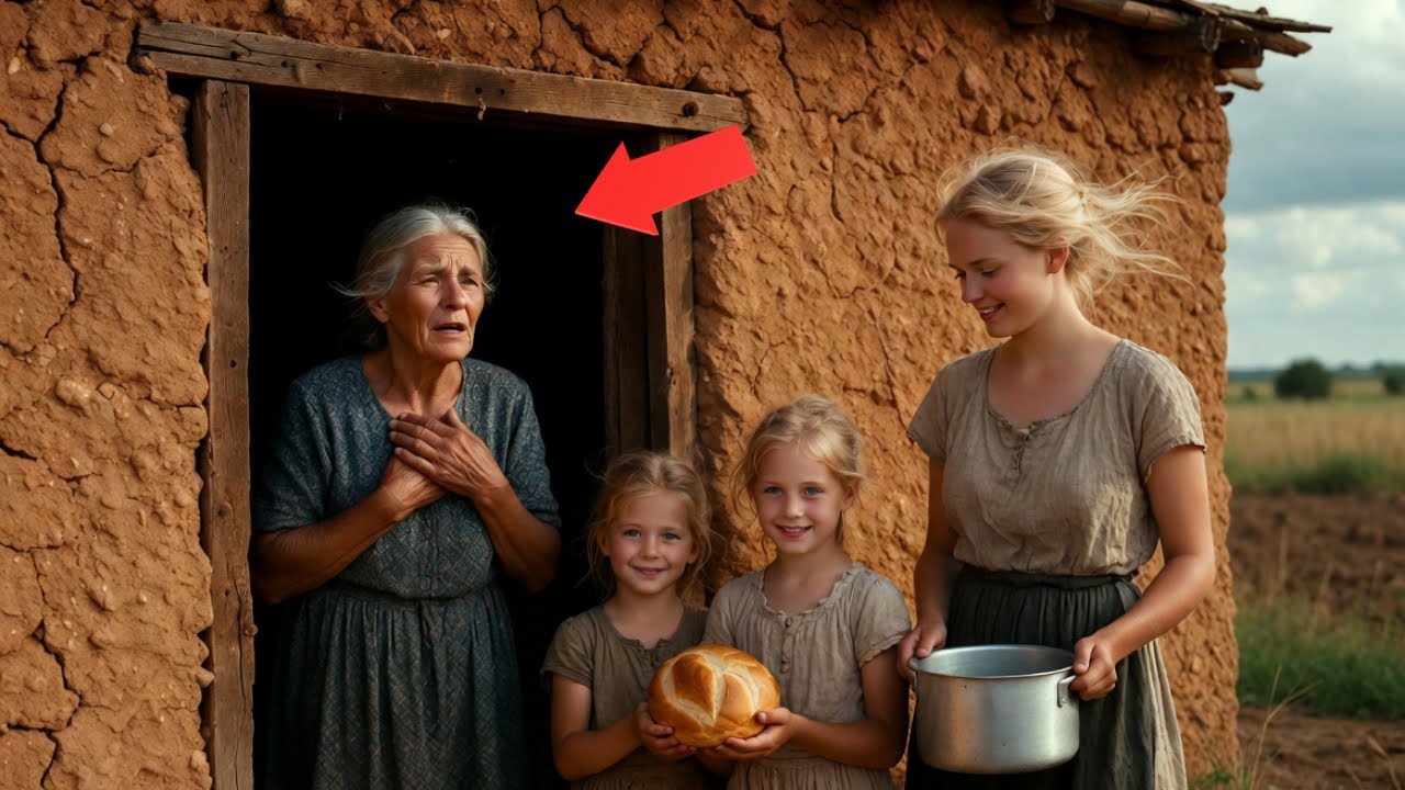 La Navidad Más Triste De Una Anciana Cambió Cuando Una Humilde Granjera Llegó Con Sus Hijas