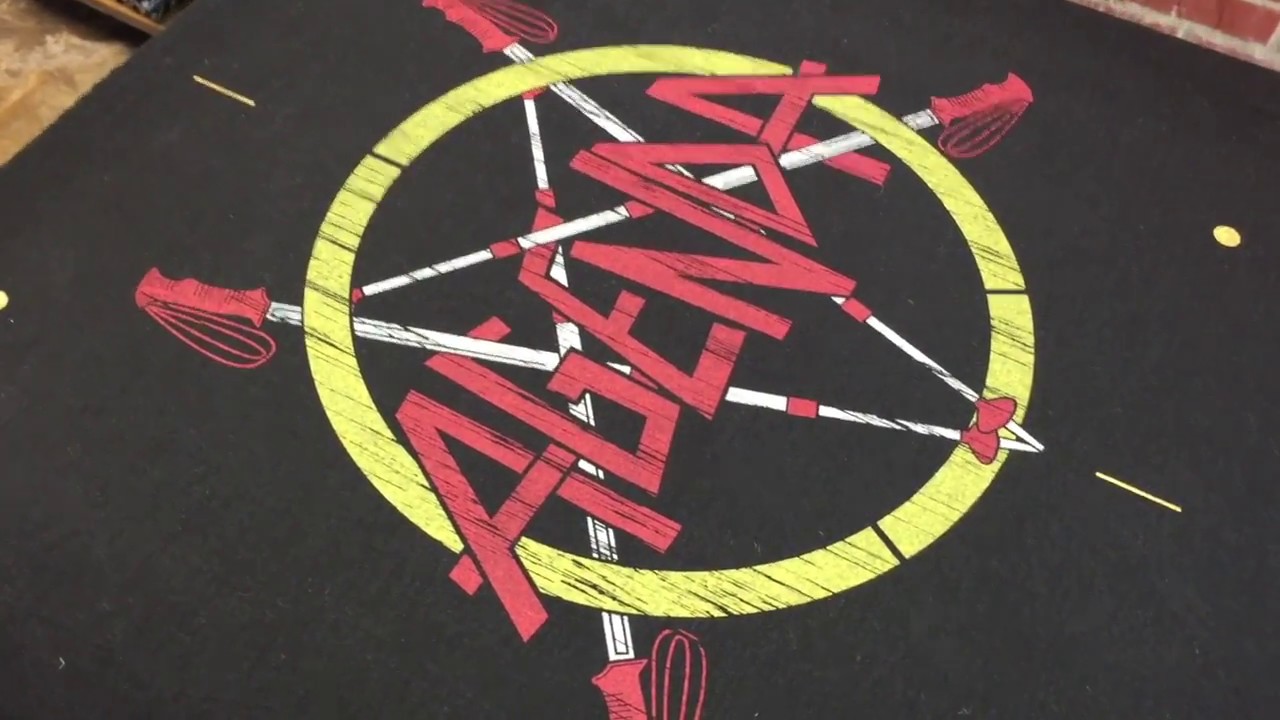 How to register a multi-color screen print