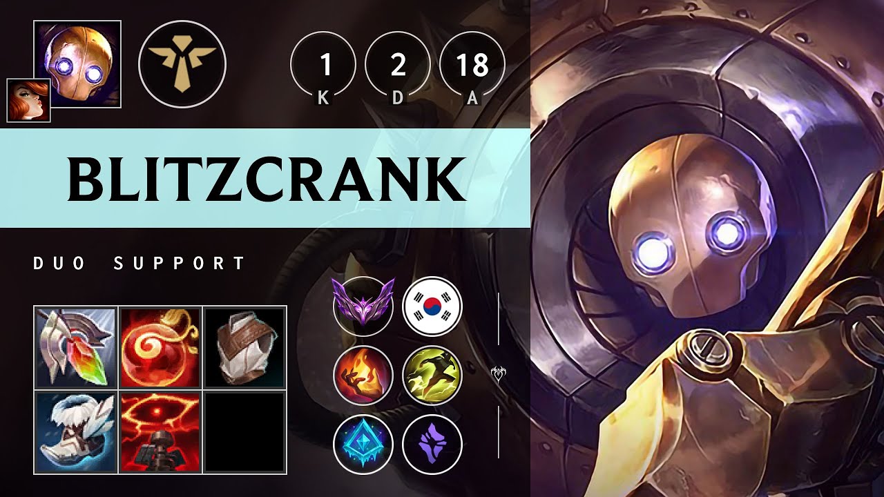 Blitzcrank Support vs Alistar - KR Master Patch 25.20