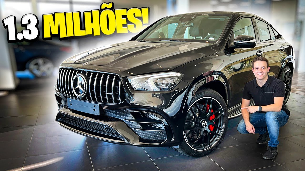 NOVO MERCEDES GLE 63 S AMG COUPE 2023 | SUV de LUXO rival da BMW X6 M Competition 2023!