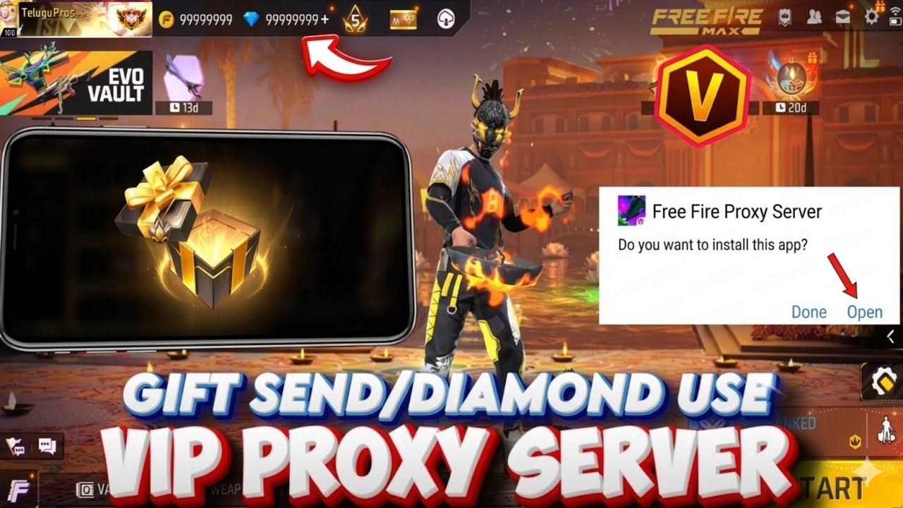 How To Download Proxy Server In Free Fire Proxy Server 🥵 | Proxy Server Free Fire 🔥 