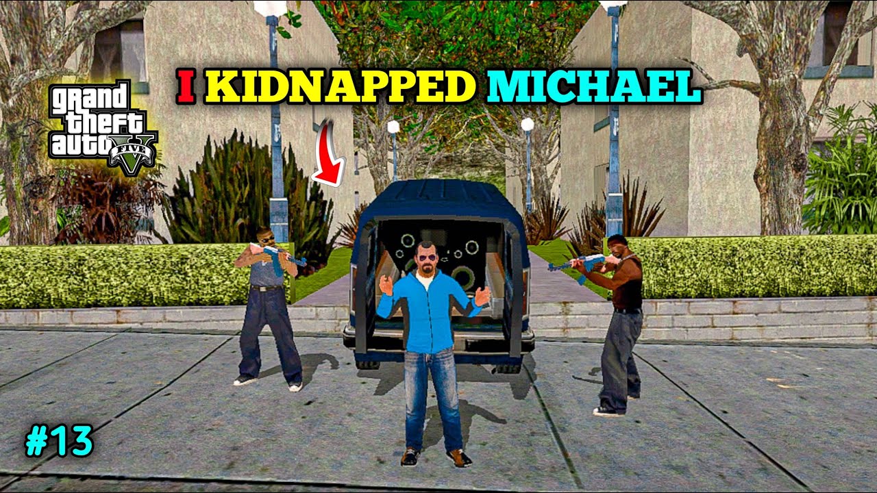MICHAEL GOT KIDNAPPED in GTA 5 Real Life!😱 #13
