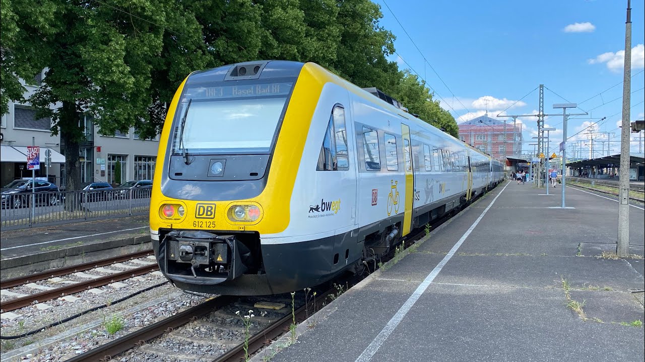 Vollgasmitfahrt mit 160 km/h und FETTEM SOUND im bwegt 612er als IRE 3 von Erzingen nach Singen