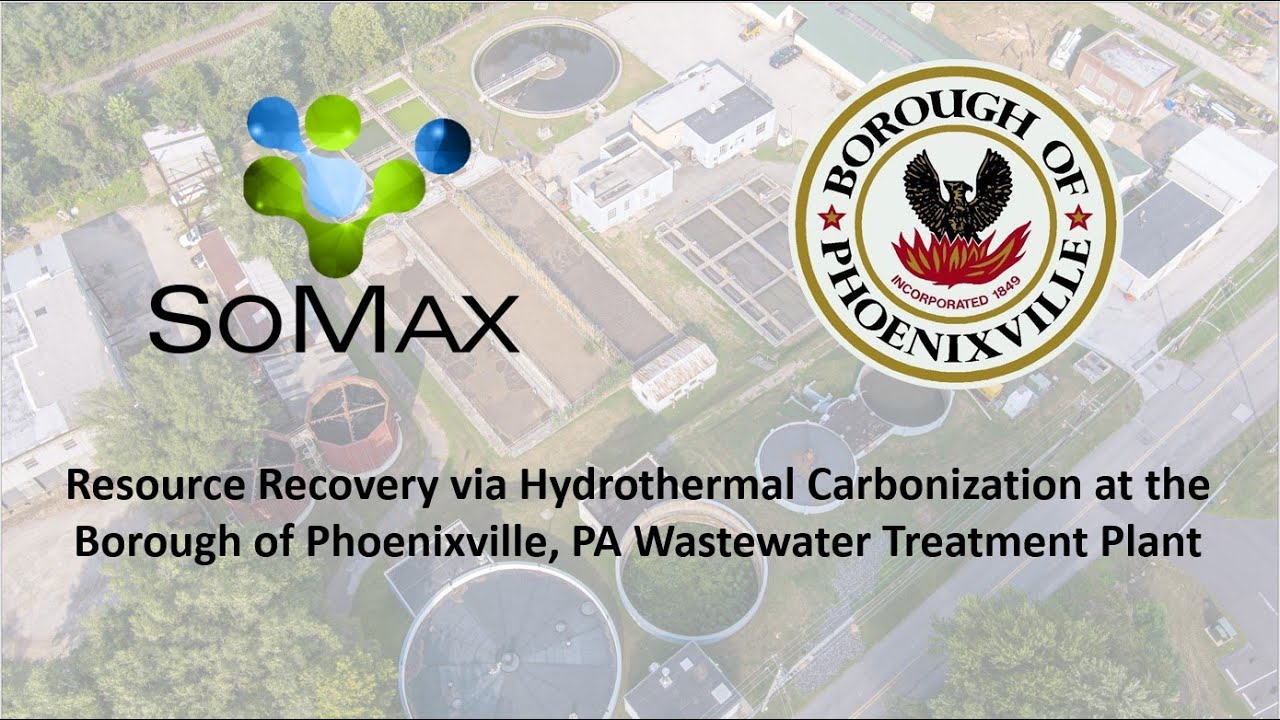 SoMax HTC at the Borough of Phoenixville WWTP