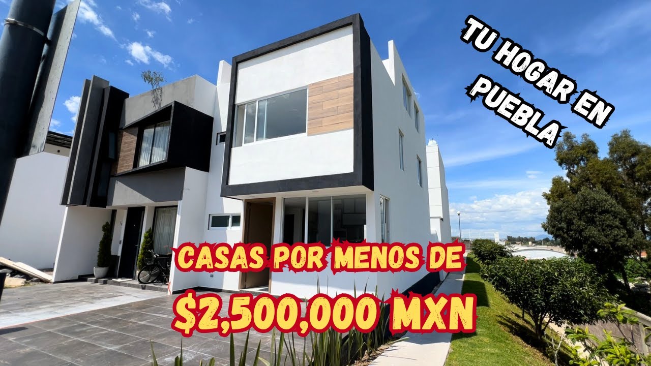 Tu Hogar en Puebla por Menos de $2.5 Millones || Descubre Estas Casas a minutos de Cholula